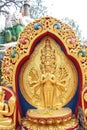 Eleven-headed AvalokiteÃâºvara bodhisattva statue in Kathmandu city